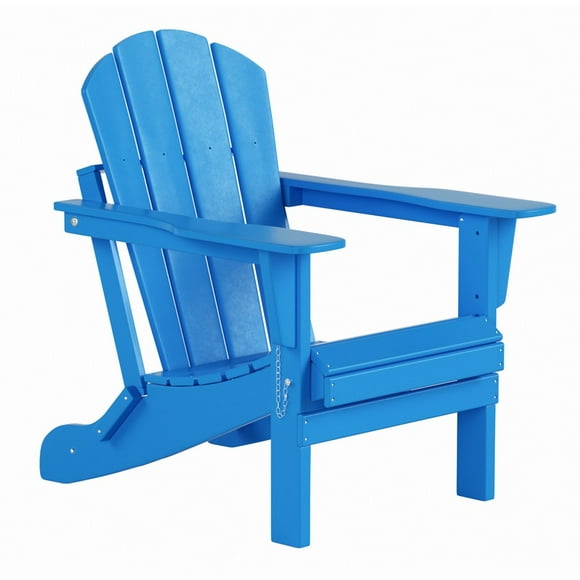 Paradise Outdoor Folding Poly Adirondack Chair