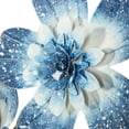 thumbnail image 4 of DecMode Blue Metal Floral Wall Decor, 4 of 8
