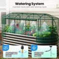 thumbnail image 4 of Quictent 8x3x2 ft Galvanized Raised Garden Bed Kit with Self Watering System and Mesh Cover, Large Oval Metal Outdoor Planter Garden Boxes for Vegetables Herbs Flowers, 4 of 9