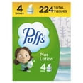 thumbnail image 5 of Puffs Plus Lotion Facial Tissue, Cube, 56 Tissues Per Box, 4 Count, 5 of 16