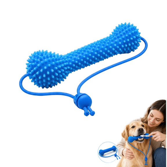 Bite and Brush Dental Toy for Dogs, Dog Dental Chew Toy, Mouth Opener for Easy Teeth Brushing, Pet Oral Care Chew Toys for Small, Medium and Large Breeds (1PCS)