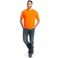 thumbnail image 2 of Wrangler Workwear Men's Short Sleeve Heavyweight Pocket Crew Work Shirt, size S-2XLT, 2 of 8