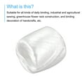 thumbnail image 5 of Uxcell Polyester Nylon Plastic Rope Twine Bundled for Packing ,200m White 2 pack, 5 of 6