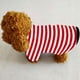 thumbnail image 4 of Ropa para Mascotas Camisa a rayas de cuello redondo para perros Ropa para mascotas Ropa para perros pequeños estilo coreano, 4 of 4