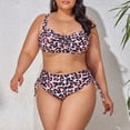 thumbnail image 1 of WILLBEST Trajes de Baño Para Mujer, Conjunto de Bikini de Estilo Sexy de Talla Grande Para Mujer, Traje de Baño Colorido Con Efecto Tie-Dye Ajustable, Traje de Baño de 2 Piezas de Cintura Alta, 1 of 7