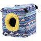 thumbnail image 1 of KAKOWELY Hamaca de algodón para ardillas, cama colgante para conejillos de indias, nido cálido para hámsters, escondite cálido para ratas, 1 of 5