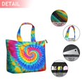 thumbnail image 2 of Colorful Rainbow Tie Dye Spiral Pattern Travel Tote Bags for Women Carry On,Large Weekender Bags for Women Travel,Multi Functional Duffle Bag for Work,Shopping,Sports, 2 of 5