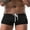 Black, variant on Dovford Men's Swimwear Swimming Boxer Trunks Briefs Shorts Square Cut Swimsuits