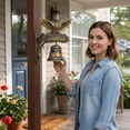 thumbnail image 5 of Independence Day Decor, 250th Anniversary Eagle Wall Bell - 4th of July Patriotic Decorative Doorbell, 3D Resin Cast Iron Welcome Bell for Home Porch Garden Decor, 1776-2026 Commemorative Gift, 5 of 6