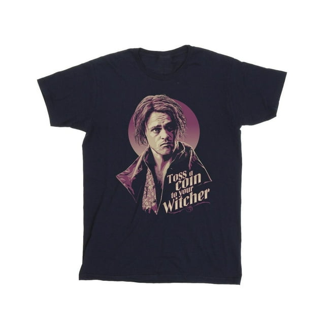 Netflix Mens The Witcher Bard Toss A Coin T-Shirt