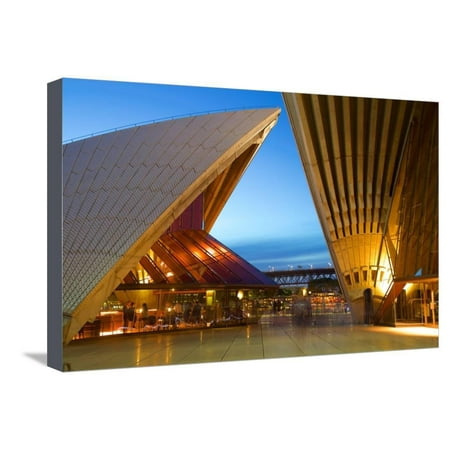 Sydney Opera House at Dusk, UNESCO World Heritage Site, Sydney, New South Wales, Australia, Oceania Stretched Canvas Print Wall Art By Frank (Best Opera Houses In The World)