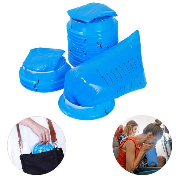 Happy Date Vomit Bags – 10/20/50Pack – 1000ml Emesis Bags – Leak Resistant, Medical Grade, Portable, Disposable Barf Bags, Puke, Throw Up, Nausea Bags for Travel Motion Sickness