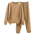 thumbnail image 2 of Puntoco Conjunto de suéter y pantalones para mujer, ropa deportiva y casual, conjunto de pantalones de manga larga Puntoco Puntoco-2102, 2 of 4