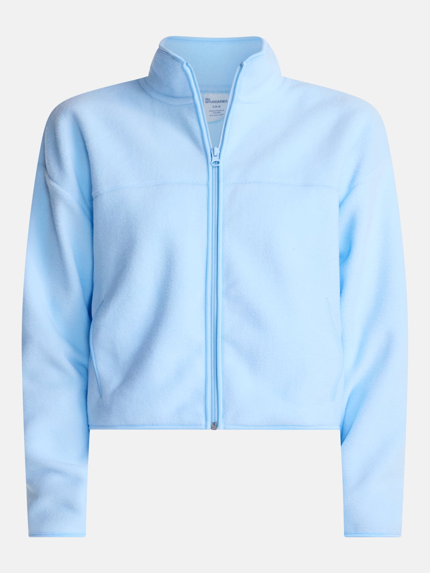 No Boundaries Polar Fleece Zip Up Jacket, Women’s and Women's Plus XXS-4X