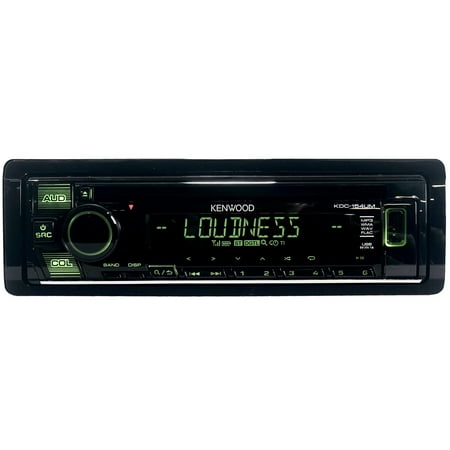 Kenwood KDC Single DIN AM/FM Stereo Radio USB AUX CD Player Receiver with Remote Controller