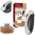thumbnail image 2 of Electric Can Opener,Auto Can Opener,One-Touch Can Opener,Smooth Edge,Hands Free,Food Safety,Automatic Kitchen Gadget,Battery Operated,Opens Almost Any Cans, 2 of 6