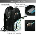 thumbnail image 4 of Daiia Cartoon Sea Creatures Pattern USB Charging Backpack for Men and Women, Anti-Theft Backpack,Travel Backpack,School Backpack,College Backpack,Laptop Backpack, 4 of 7