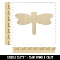thumbnail image 2 of Dragonfly Solid Wood Shape Unfinished Piece Cutout Craft DIY Projects - 6.25 Inch Size - 1/8 Inch Thick, 2 of 7