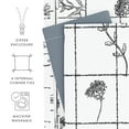 thumbnail image 4 of Noble Linens Gray Reversible Flower Field Print 2-Piece Duvet Cover Set, Twin/TwinXL, 4 of 12