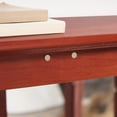 thumbnail image 6 of Lighted 6-Tier Glass Curio Cabinet with 2 Doors, 1 Drawer & Anti-Tip Strap, Adjustable Shelves, Cherry Finish, 6 of 17