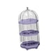 thumbnail image 5 of Vitrina transparente para figuras, transparente, giratoria, a prueba de polvo, expositor de muñecas en niveles para colecciones de minifiguras de juguete violeta 3 capas, 5 of 10