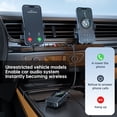 thumbnail image 4 of LC-dolida Bluetooth Transmitter, to 2 Headphones, Wireless Receiver for Airplane Handsfree Call, HD Low-Latency Sound Audio Adapter with LED Display for Car, TV, Stereo, Gym, 4 of 12