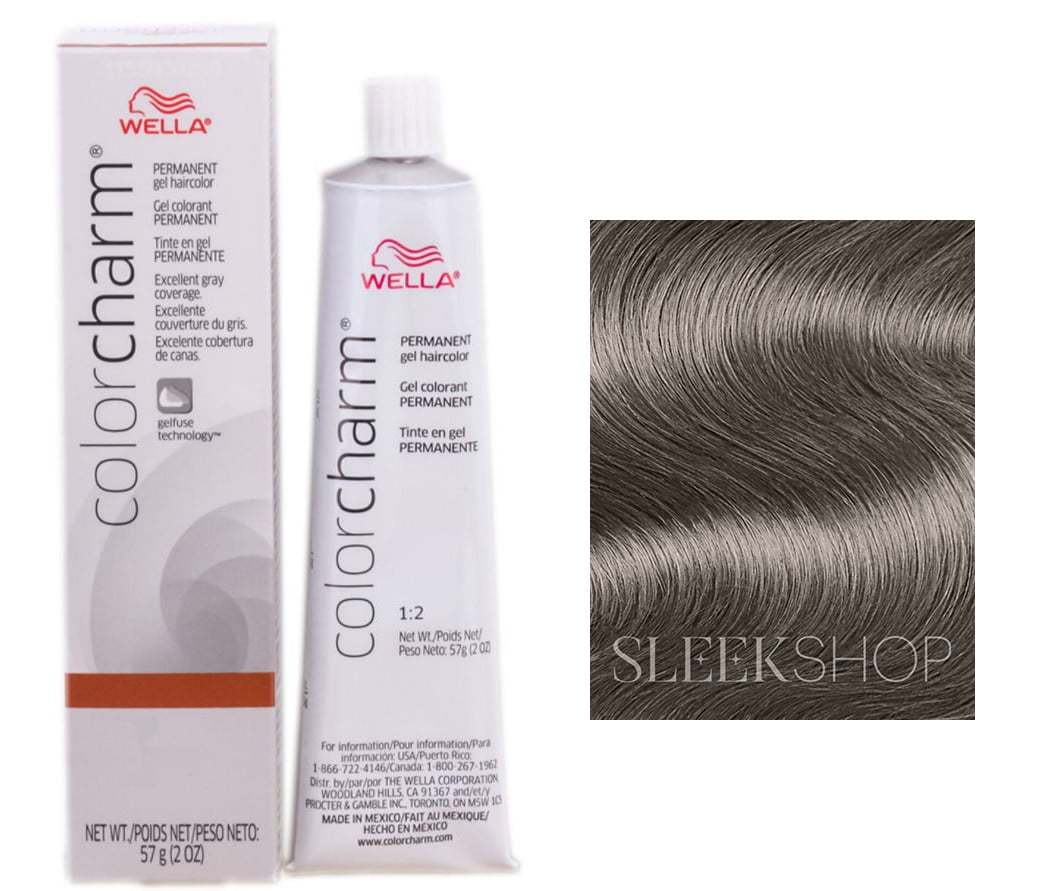 Wella WELLA COLOR CHARM, HAIR COLOR Permanent Medium Ash Brown Gel