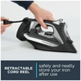 thumbnail image 4 of Rowenta Access Steam Cordreel Steam Iron & Stainless Steel Soleplate,350 Active Steam Holes,1700 Watts, DW2460U1, 4 of 8