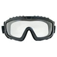 thumbnail image 6 of 2 Pair Global Vision Ballistech 1 Riding Goggles Matte Black Frame Smoke Clear Lens Z87.1, 6 of 9