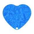 thumbnail image 2 of Bisitoy Slow Feeder Dog Bowls, Heart Shape Silicone Suction Lick Mat for Pet Slow Eating, 2 of 4