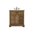 thumbnail image 3 of 32 inch single bathroom vanity in driftwood, 3 of 8