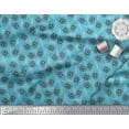 thumbnail image 2 of Soimoi Cotton Voile Fabric Text & Football Sports Print Fabric by Yard 56 Inch Wide, 2 of 3