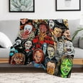 thumbnail image 6 of Horror Blanket Movie Flannel Throw Blankets Soft Pile Cozy Plush Throw Blanket for All Seasons, 3D Printed Warm Blanket for Sofa Beds Home Decor, 6 of 10