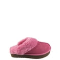 thumbnail image 3 of Joyspun Women's Faux Suede Platform Clog Slippers, 3 of 7