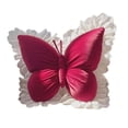 thumbnail image 1 of Cojín de mariposa para dar soporte a la cintura, decoración del hogar, accesorio para fotos, cojín para la mesita de noche, para sofá, para estudio, rojo, 1 of 8