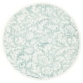 thumbnail image 4 of SAFAVIEH Micro-Loop Lasya Leaves Area Rug, Grey/Ivory, 5' x 8', 4 of 10