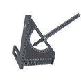 thumbnail image 5 of yotijay Carpentry Measuring Layout Tool Drawing Scribing Gauge Triangle Ruler Square Gray, 5 of 9