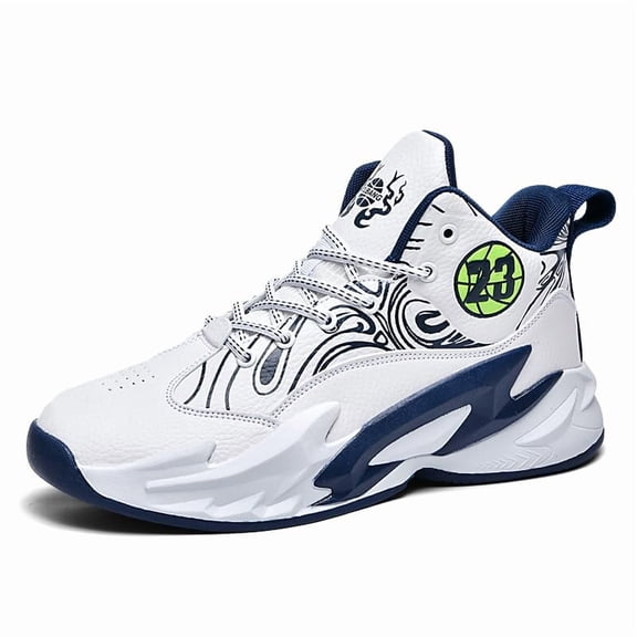 Bolognifi High-Top Boys Basketball Shoes Cushioned Sneakers with Breathable Support for Youth Sports Training