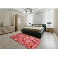 thumbnail image 4 of Ahgly Company Indoor Rectangle Patterned Love Red Area Rugs, 5' x 7', 4 of 6