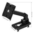 thumbnail image 2 of CTIRCHIU 1 Set Speaker Mounting Brackets Plastic Black for Surround Sound Home Theater, 2 of 8
