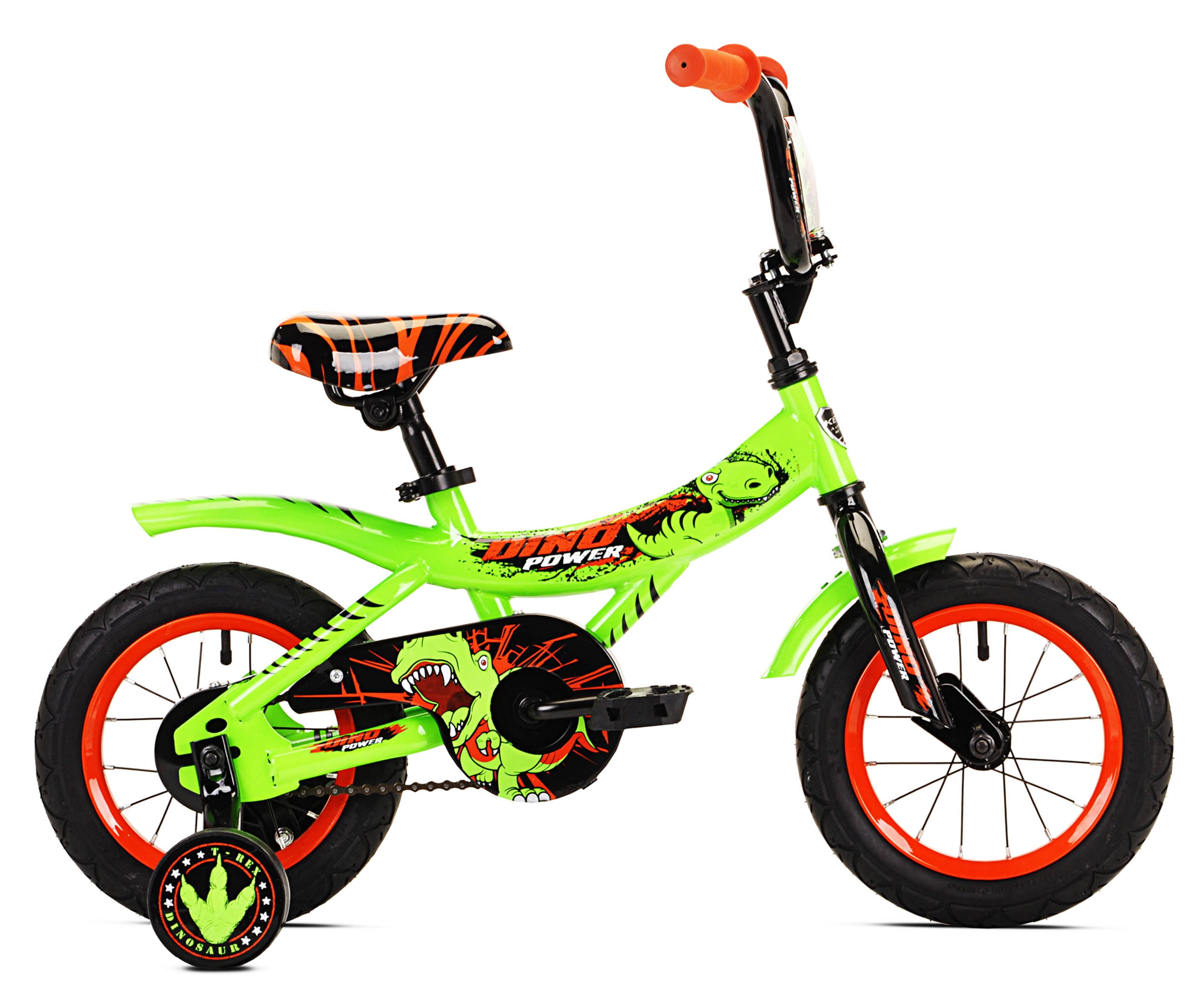 green dinosaur bike