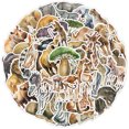 thumbnail image 2 of Pegatinas de vinilo impermeable con forma de animal africano, modelo Anime S, 50 unidades, 2 of 3