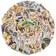thumbnail image 2 of Pegatinas de vinilo impermeable con forma de acuarela con forma de animal africano, 50 unidades, 2 of 3