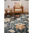 thumbnail image 3 of Rugsotic Carpets Hand Tufted Wool Area Rug, 8'x10', Blue, Modern High Pile Anti Skid for Living Room, Bedroom, 3 of 13
