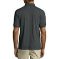 thumbnail image 2 of Hanes Men's Ecosmart Jersey Polo Shirt with Pocket, 2 of 6