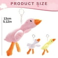 thumbnail image 3 of Adorable White GoosePlush Hanging Toy - Super Soft Stuffed Animal Keychain, Cute Backpack Charm & Bag Decor, Fluffy Friend Gift for Kids & Adults as Souvenir or Desk Decoration, 3 of 9