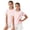 Pink 1, variant on Quickly Dry Tees for Girls Crewneck Reglan Short Sleeve Cropped Tshirts Kids Workout Tops 1PC