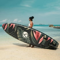 2024 Crew Axel Inflatable Paddle Board 10’33’6” Extra Wide & Lightweight (18lb) Paddle Board Floral