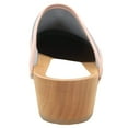 thumbnail image 5 of BJORK Maja Open Back Wood Leather Clogs (Pink - EU40), 5 of 9