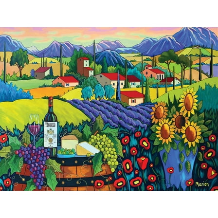 Springbok 1000 Piece Vineyard Delights Jigsaw Puzzle for Adults  - Made in USA